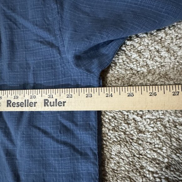 Quiksilver Waterman Men’s XL Blue Plaid Short Sleeve Button Front Shirt Casual - Picture 8 of 9